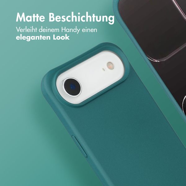 imoshion Color Backcover mit abnehmbarem Handykette und MagSafe Apple iPhone Air - Dunkelgrün