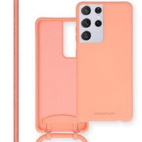 imoshion Color Backcover mit abtrennbarem Band für das Samsung Galaxy S21 Ultra - Peach