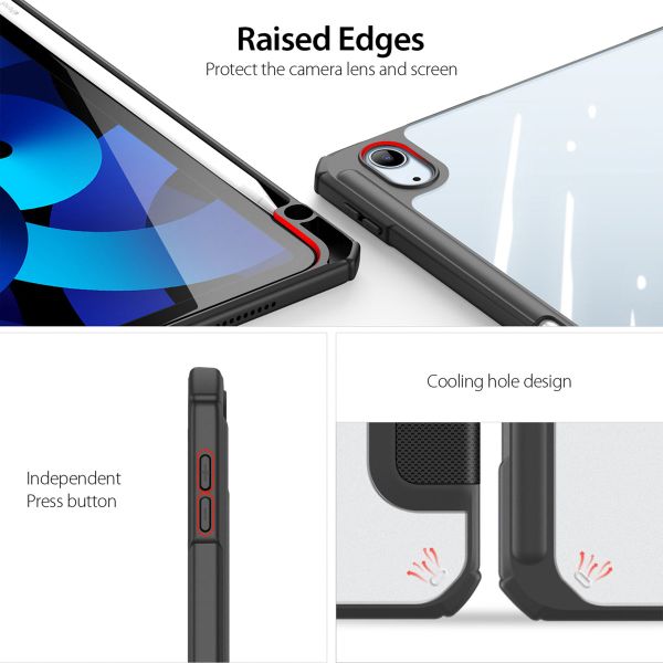Dux Ducis Toby Klapphülle Apple iPad Air 5 (2022) / Air 4 (2020) - Schwarz