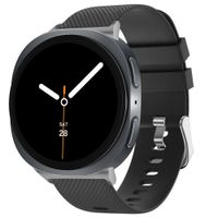imoshion Flexibles Silikonarmband für das Samsung Galaxy Watch 8 (Classic) - 40 / 44 / 46mm - Schwarz