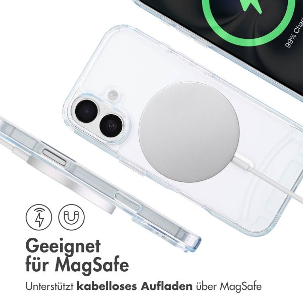 imoshion MagSafe Hülle mit abnehmbarem Band für das Apple iPhone 16 Plus - Transparent