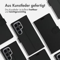Accezz Wallet TPU Klapphülle Samsung Galaxy S24 Ultra - Schwarz