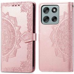 imoshion Mandala Klapphülle Motorola Moto G56 - Rosé gold