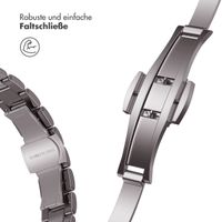 Selencia Slim Stahlgliederarmband für das  Apple Watch Series 1 t/m 9 / SE (38/40/41 mm) | Series 10 / 11 (42 mm) - Silber