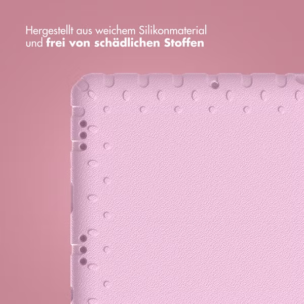 imoshion Schutzhülle mit Handgriff kindersicher Samsung Galaxy Tab A11 Plus / A9 Plus - Hellrosa