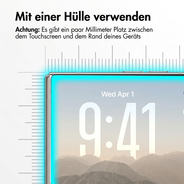 Accezz Displayschutz 2er-pack aus gehärtetem Glas Apple iPhone Duo