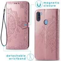 imoshion Mandala Klapphülle Samsung Galaxy M11 / A11 - Roségold