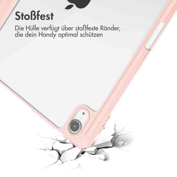 imoshion Trifold Hardcase Klapphülle Apple iPad Air 11 Zoll (2025) M3 / (2024) M2 / Air 5 (2022) / Air 4 (2020) - Rosa
