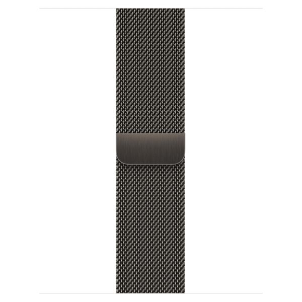 Apple Mailänder Fitness-Armband für Apple Watch Series 1 bis 10 / SE / Ultra (2) (44/45/46/49 mm) - Graphite