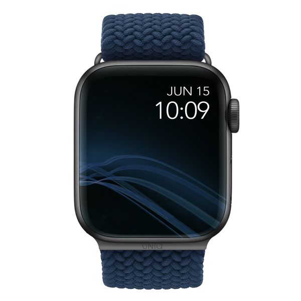 Uniq Aspen Geflochtenes Armband für die Apple Watch Series 1 bis 10 / SE / Ultra (2) (44/45/46/49 mm) - Oxford-Blau