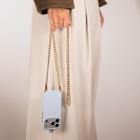 Selencia Bold Chain-Handykette (lang 130 cm) - Gold