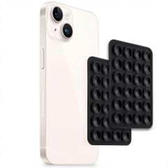 Selencia ﻿2er-Pack Telefonhalter Saugnapf - Schwarz