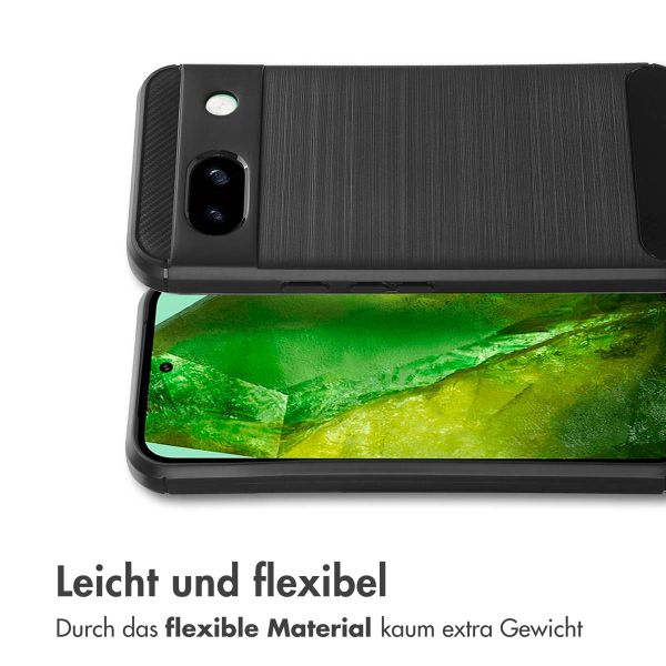 imoshion Brushed Back Cover für das Google Pixel 8a - Schwarz