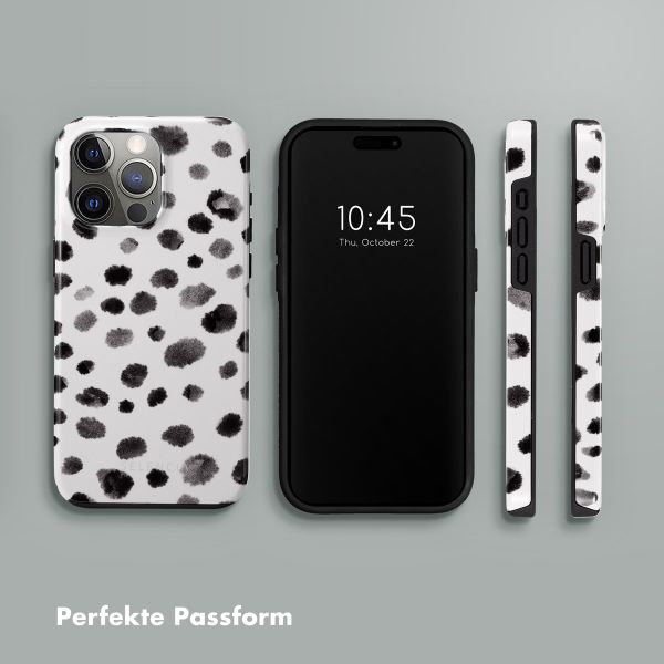 Selencia Vivid Tough Back Cover für das iPhone 15 Pro Max  - Trendy Leopard