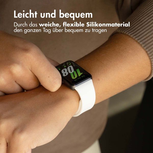 imoshion Silikonband für das Samsung Galaxy Fit 3 - Weiß