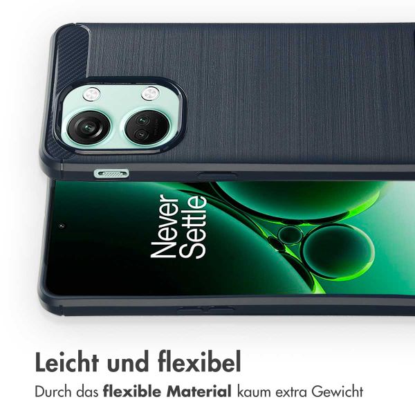 imoshion Brushed Back Cover für das OnePlus Nord 3 - Dunkelblau