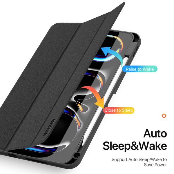 Dux Ducis Domo Klapphülle Apple iPad Pro 11 (2024) M4 - Schwarz