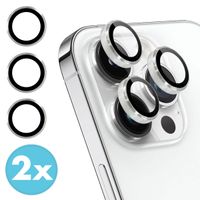 imoshion ﻿2er-Pack Objektivschutz für Kamera für das Apple iPhone 14 Pro / 14 Pro Max - Silber
