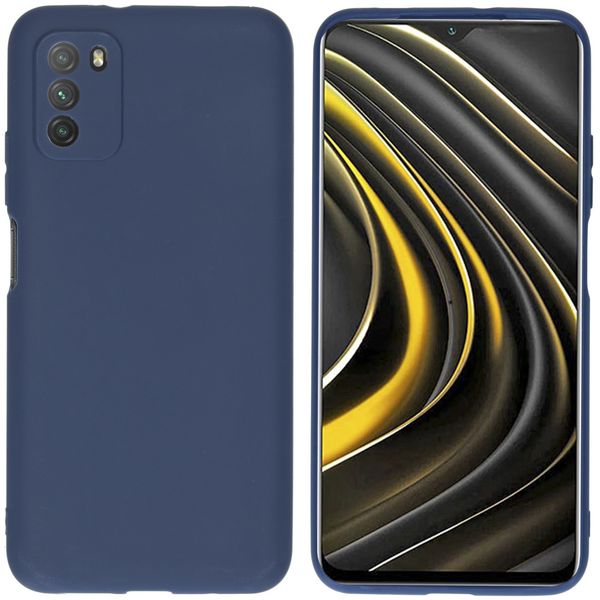 imoshion Color TPU Hülle für das Xiaomi Poco M3 - Dunkelblau