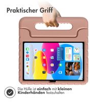 imoshion Schutzhülle mit Handgriff kindersicher für das iPad 11 (2025) 11 Zoll / iPad 10 (2022) 10.9 Zoll - Dusty Pink