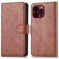 imoshion Luxuriöse Klapphülle Apple iPhone 15 Pro Max - Braun