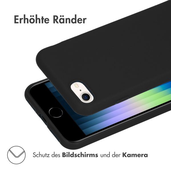 imoshion Color TPU Hülle für das iPhone SE (2022 / 2020) / 8 / 7 - Schwarz