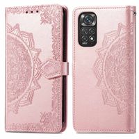 imoshion Mandala Klapphülle für das Xiaomi Redmi Note 11 (4G) / Note 11S (4G) - Rose Gold