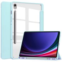 imoshion Trifold Hardcase Klapphülle Samsung Galaxy Tab S9 11.0 Zoll - Hellblau