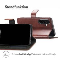 imoshion Luxuriöse Klapphülle Samsung Galaxy A26 - Dunkelbraun