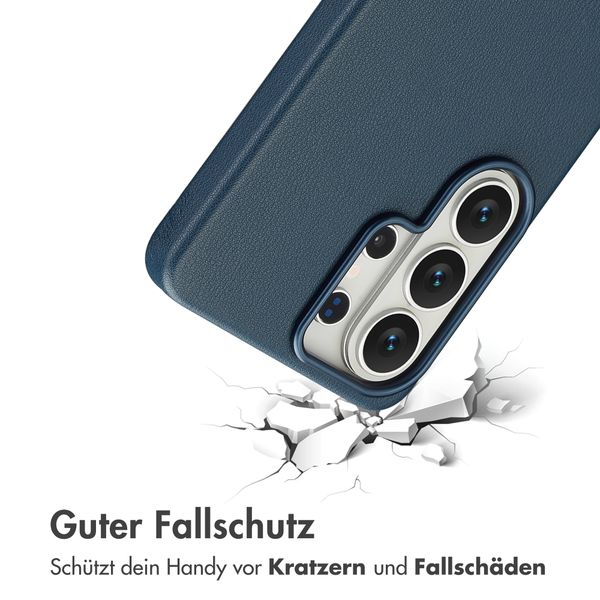 Accezz MagSafe Leather Backcover Samsung Galaxy S26 Ultra - Nightfall Blue