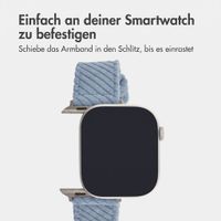 imoshion Corduroy-Band für Apple Watch | 38/40/41/42 mm - Hellblau