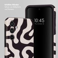 Selencia Vivid Back Cover Samsung Galaxy A35 - Art Wave Black