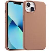 Accezz Liquid Silikoncase mit MagSafe für das Apple iPhone 13 - Light Brown