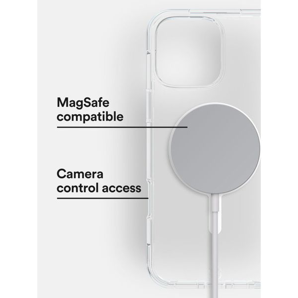 BodyGuardz Carve Back Cover MagSafe für das iPhone 16 Pro Max - Clear