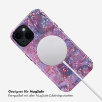 Selencia Vivid Rückabdeckung mit MagSafe Apple iPhone 14 - Fresh Paint Flower Orange