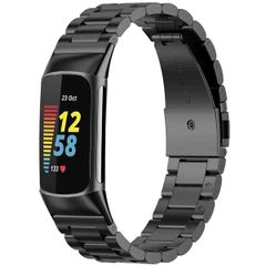 imoshion Edelstahlarmband für Fitbit Charge 5 - Schwarz