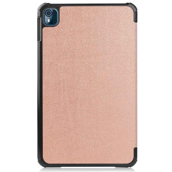 imoshion Trifold Klapphülle für das Nokia T10 - Rosegold