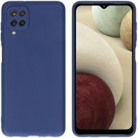 imoshion Color TPU Hülle für das Samsung Galaxy A12 - Dunkelblau