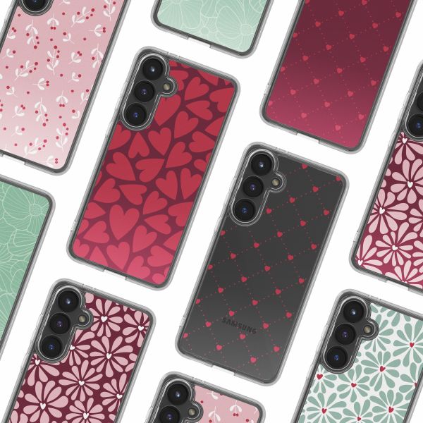 imoshion Design Hülle Samsung Galaxy S24 FE - Hearty Coral Dust