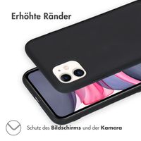 imoshion Color TPU Hülle Schwarz für das iPhone 11