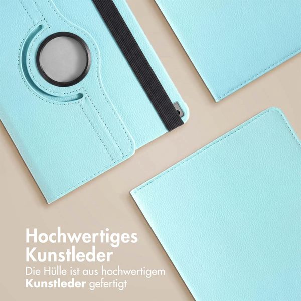 imoshion 360° drehbare Klapphülle Apple iPad 9 (2021) 10.2 Zoll / iPad 8 (2020) 10.2 Zoll / iPad 7 (2019) 10.2 Zoll - Hellblau
