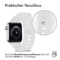 imoshion Silikonband für das Apple Watch Series 1-9 / SE - 38/40/41 mm / Series 10 - 42 mm - Weiß