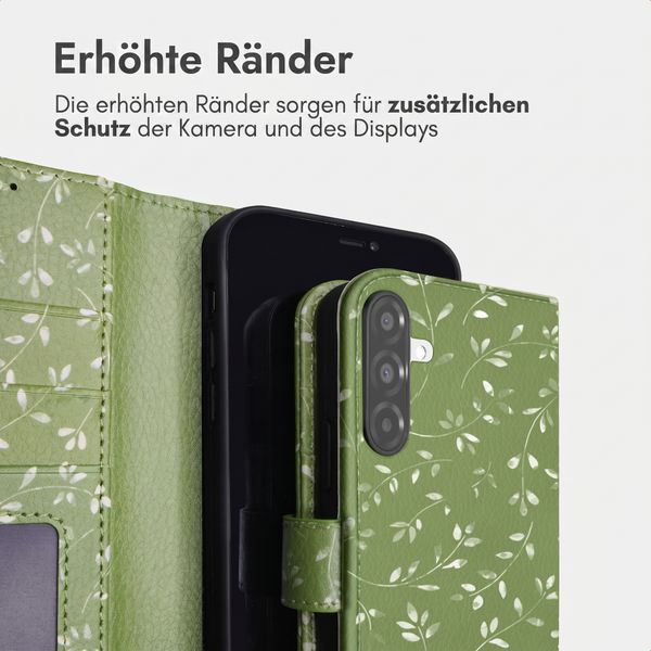 imoshion Design Klapphülle Samsung Galaxy A26 - Green Flowers