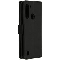imoshion Luxuriöse Klapphülle Motorola Moto G8 Power Lite - Schwarz