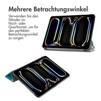 imoshion Design Trifold Klaphülle Apple iPad Pro 11 (2024) M4 - Green Plant