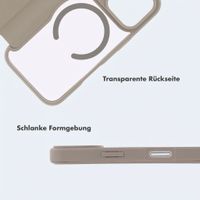 imoshion Transparente Bookcase mit MagSafe Apple iPhone 17 Pro Max - Beige