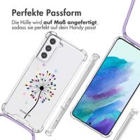 imoshion Design Hülle mit Band Samsung Galaxy S21 FE - Sandstone Dandelion