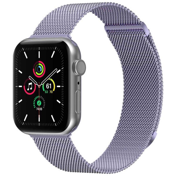 imoshion Mailändische Magnetarmband für die Apple Watch Series 1-9 / SE - 38/40/41 mm / Series 10 - 42 mm - Größe M - Violett