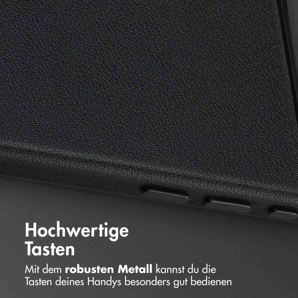 Accezz MagSafe Leather Backcover Apple iPhone Air - Onyx Black