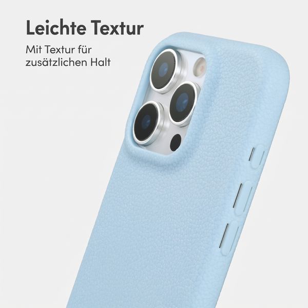imoshion Texture Backcover iPhone 12 / 12 Pro - Hellblau
